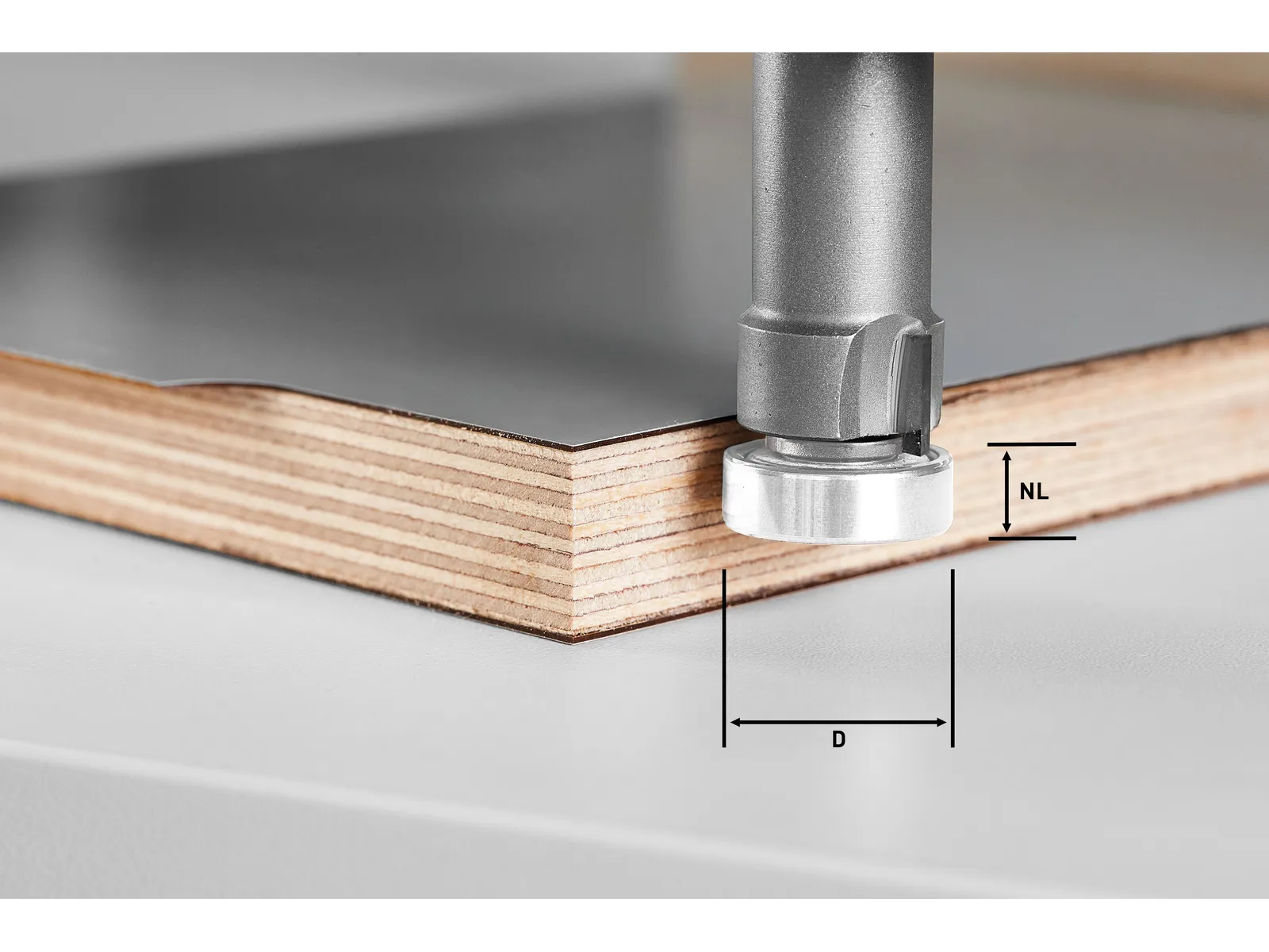 Scule pentru frezare/ carote - Freza pentru muchii HW D22/8-OFK