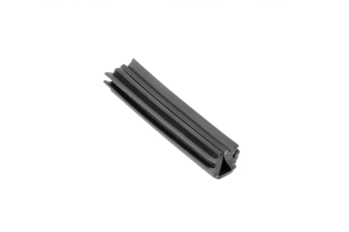 Garnitura CH usa sticla 4 mm pentru profil 10/4 mm, negru - 1 m