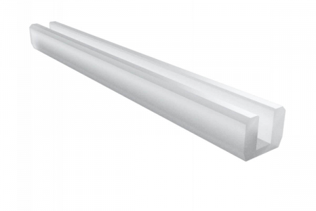 Garnitura tip U sticla 4 mm pentru profil 10/4 mm, duritate medie - 1 m