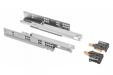 ОБКОВ за МЕБЕЛИ - Glisiera 0SHX 400 mm, soft-close, extragere totala, reglaj 3D, pal 16 mm, 35 kg