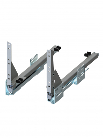 Scurgatoare/ Picuratoare vase - Glisiera scurgator vase tip sertar 450 mm, soft-close, extragere totala, antracit