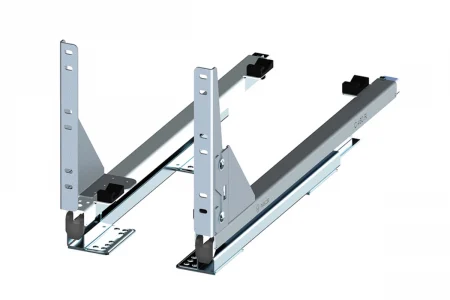 Cargo kuchenne - Glisiera Variant Multi Line cos jolly 450 mm, soft-close, extragere totala, crom