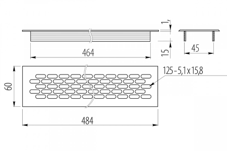 Grila ventilatie antracit [3]