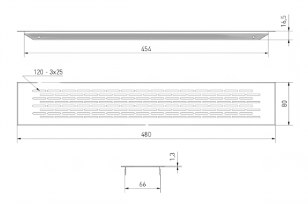 Grila ventilatie antracit [4]