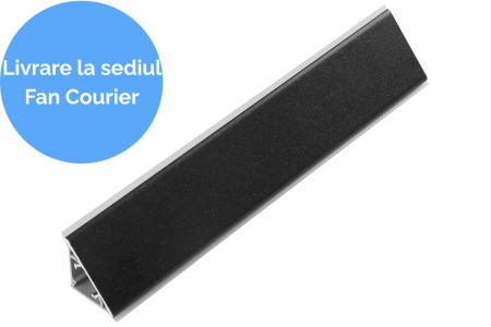 Inaltator blat triunghiular 4 m, negru mat