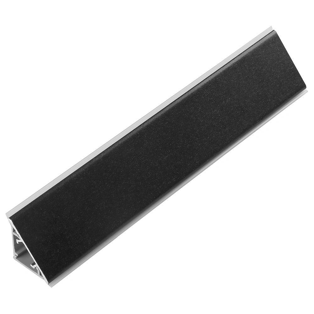 Inaltator blat triunghiular MINI, 13x13 mm 4 m, negru mat [1]