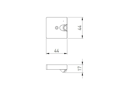 Intrerupator banda LED SKY PIR senzor de miscare, wireless, 12V/24V, dimabil, negru [4]
