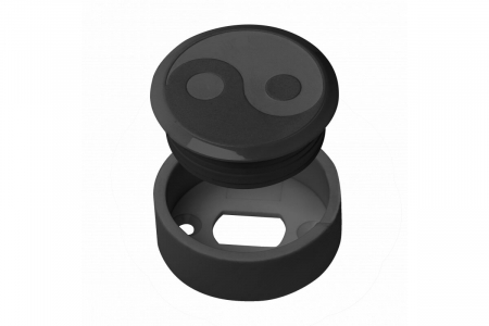 Intrerupator cu touch CCT pentru banda led, dimabil, wireless, negru mat [1]