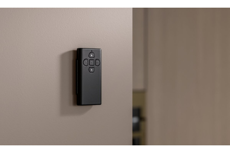 Intrerupator (telecomanda) banda LED SKY PILOT RF 12V/24V, dimabil, negru [2]