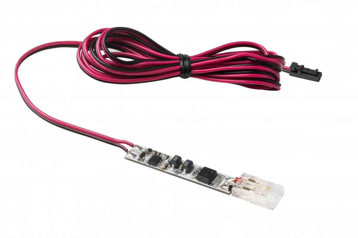 LED szalag kapcsoló - Intrerupator touch cu montaj in profil, dimabil, 12V/24V, cablu 2 m inclus