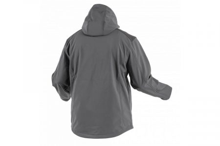 Jacheta cu gluga INN, softshell, gri [1]