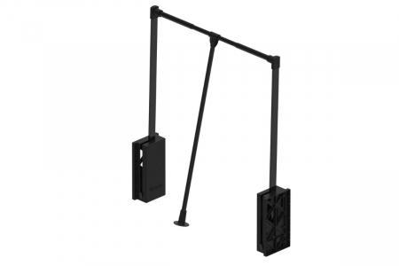 Lift umerase reglabil 540-710 mm, negru mat [0]