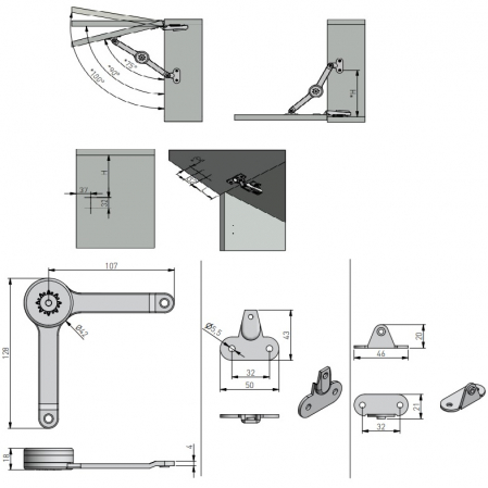 Limitator (piston) tip foarfeca PD0, crom [1]
