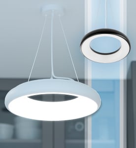 Lustra led Leon 35W, neagra, lumina neutra 4000K [2]