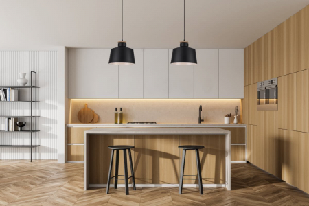 Lustra MARGUS 30 cm, E27, negru mat [1]