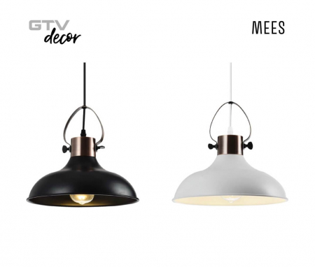 Lustra MEES 30 cm, E27, alb mat [1]