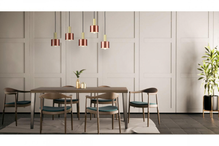 Lustra SELVIA 12 cm, 40W, 1xE27, gold [1]