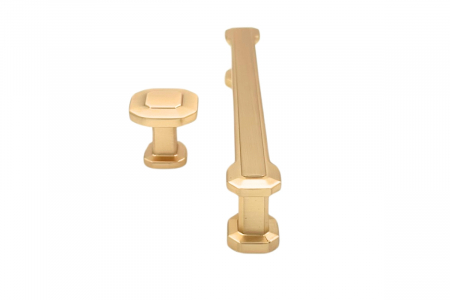 Maner mobila BERLIN 128 mm, brushed gold [5]