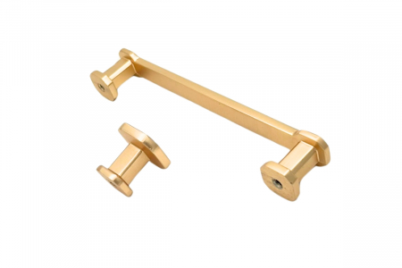 Maner mobila BERLIN 128 mm, brushed gold [6]