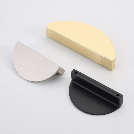 Maner mobila HALF MOON 64 mm, negru mat [1]