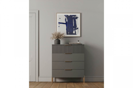 Maner mobila HEXA LONG 1200 mm, brushed gold [1]