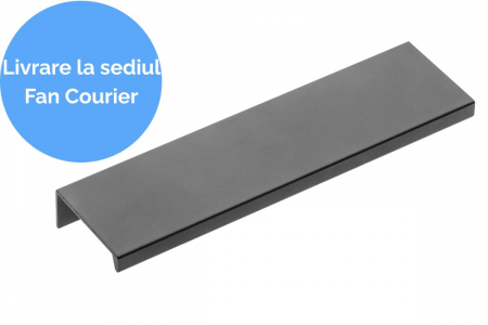 Maner mobila HEXI LONG 3.5 m, negru mat
