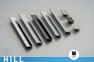 Maner mobila HILL 128 mm, inox [1]