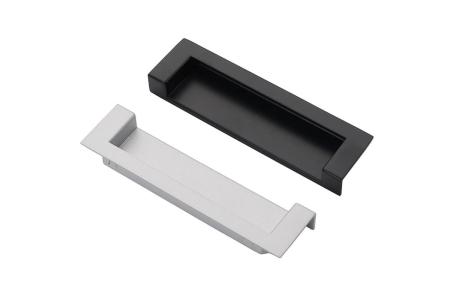 Maner mobila incastrat CADIZ 128 mm, negru mat [2]