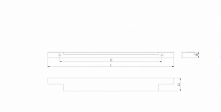 Maner mobila LIND 296 mm, cromat [2]