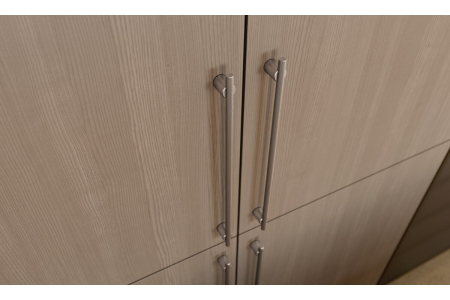 Maner mobila LINEA, inox [2]