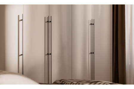 Maner mobila LINEA, negru mat [5]