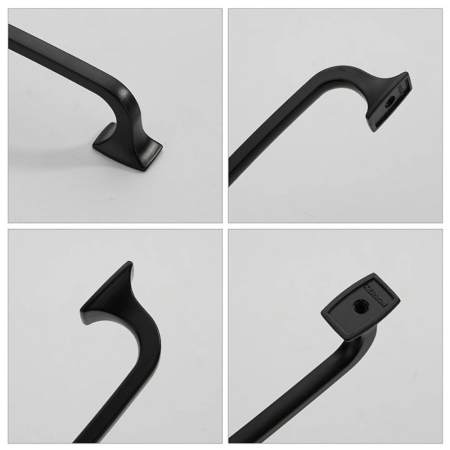 Maner mobila MONZA 128 mm, negru mat [1]