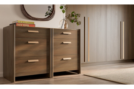 Maner mobila TIROS, brushed gold [3]