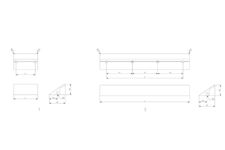 Maner mobila TIROS, brushed gold [4]