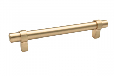 Дръжки за мебели - Maner mobila TRIEST 128 mm, brushed gold