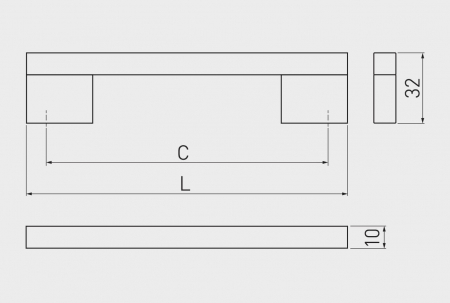 Maner mobila UA-18 128 mm, aluminiu [2]