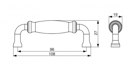 Maner mobila XR21 alama antichizata + portelan [1]