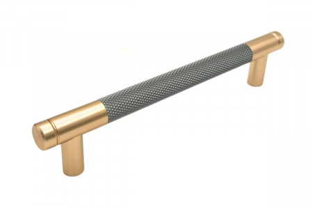 АКСЕСОАРИ за МЕБЕЛИ - Maner mobila ZA012 96 mm, auriu + gri