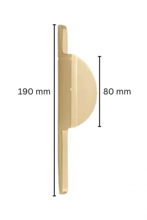 Maner mobila ZA014 190 mm, gold [4]