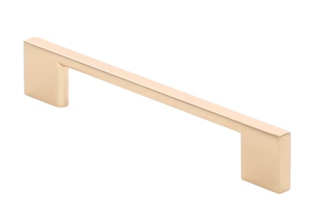 Дръжки за мебели - Maner mobila ZAMAK 128 mm, brushed gold