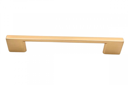 Maner mobila ZAMAK 128 mm, brushed gold [2]