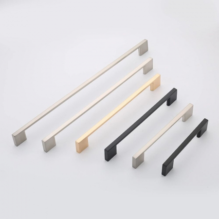 Maner mobila ZAMAK 128 mm, brushed gold [6]