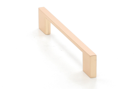 Maner mobila ZAMAK 128 mm, brushed gold [2]