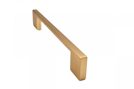 Maner mobila ZAMAK 128 mm, brushed gold [3]
