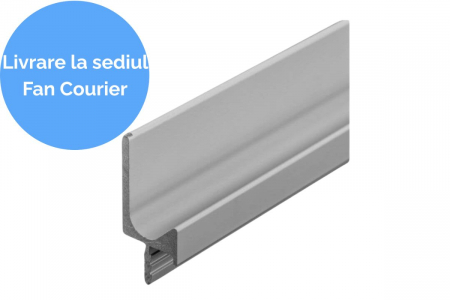 АКСЕСОАРИ за МЕБЕЛИ - Maner profil J 3.5 m, aluminiu