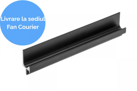 Maner profil J 3.5 m, negru mat [0]