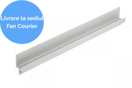 АКСЕСОАРИ за МЕБЕЛИ - Maner profil L 3.5 m, aluminiu