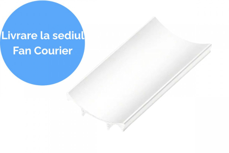 Masca sina inferioara culisare dressing PRO, 4 m, alb mat
