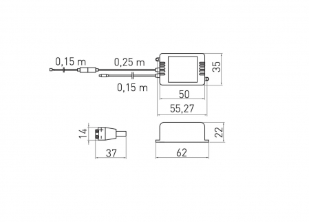 Mini controller RGB cu telecomanda pentru banda led, max. 72W, IP 20 [1]