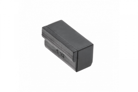 ОБКОВ за МЕБЕЛИ - Pana PVC pentru profil vertical (maner) usa culisanta, negru